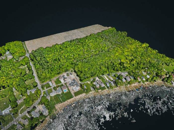 3D point cloud site model