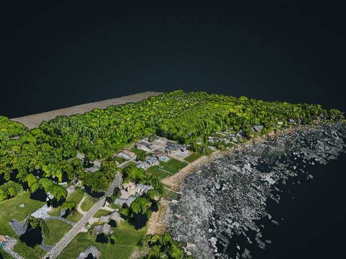 Aerial 3D site model
